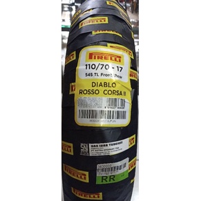 Ban Pirelli Diablo Rosso Corsa II 110/70 Ring 17 Soft Compound Tubeless
