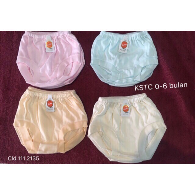 6 PCS!! Celana Pop Bayi Unisex 0-12 bln  / Celana Kodok Bayi