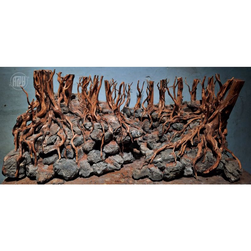 hardscape jungle diorama 60cm