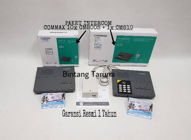 Intercom Commax CM-810 &amp; CM-800S Paket Intercom Commax CM810 &amp; CM800S