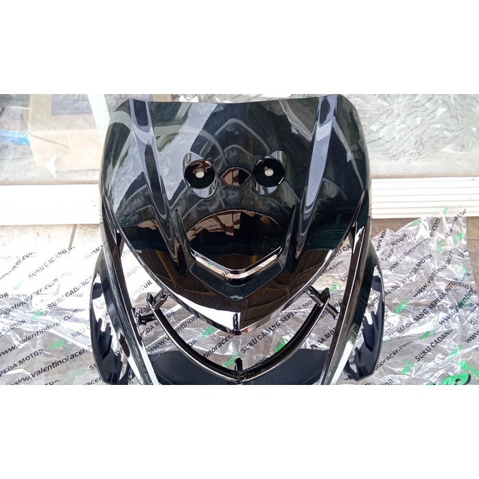 tameng dasi body depan motor honda beat pop warna hitam
