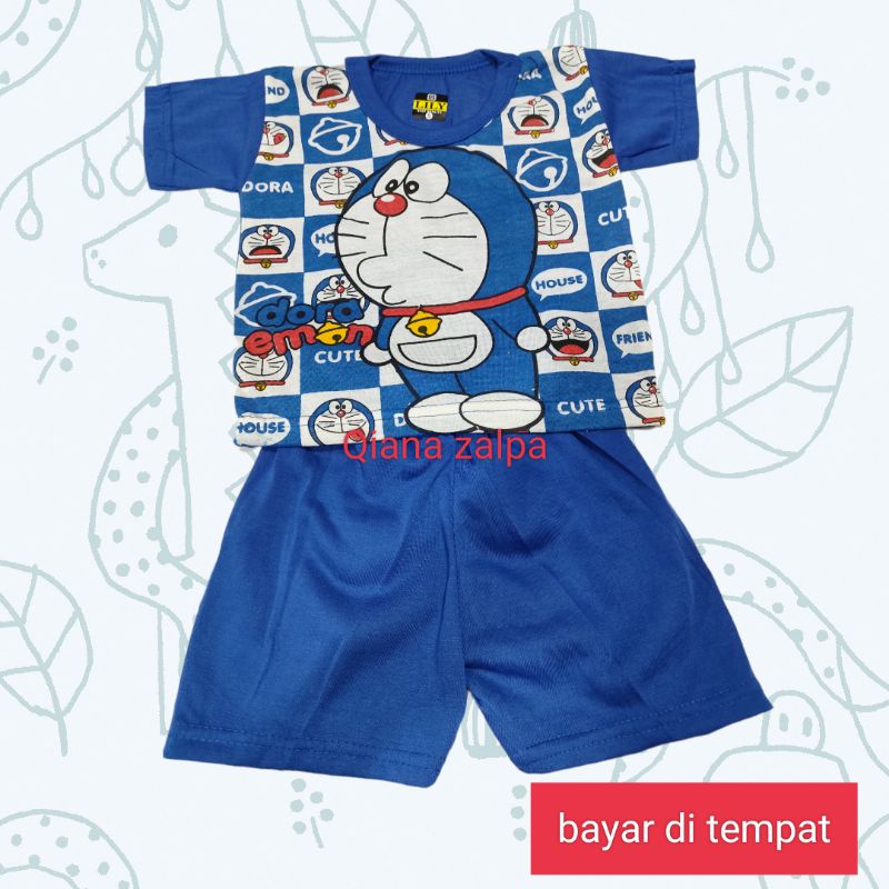 baju harian anak-anak terbuat dari bahan katun