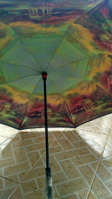 Payung Terbalik Gagang C Kazbrella Loko Fiber ,