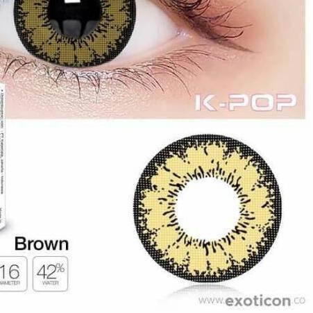 ➣ SOFTLENS K-POP by EXOTICON GREY / BROWN / BLUE / BLACK ( NORMAL & MINUS ) ✻