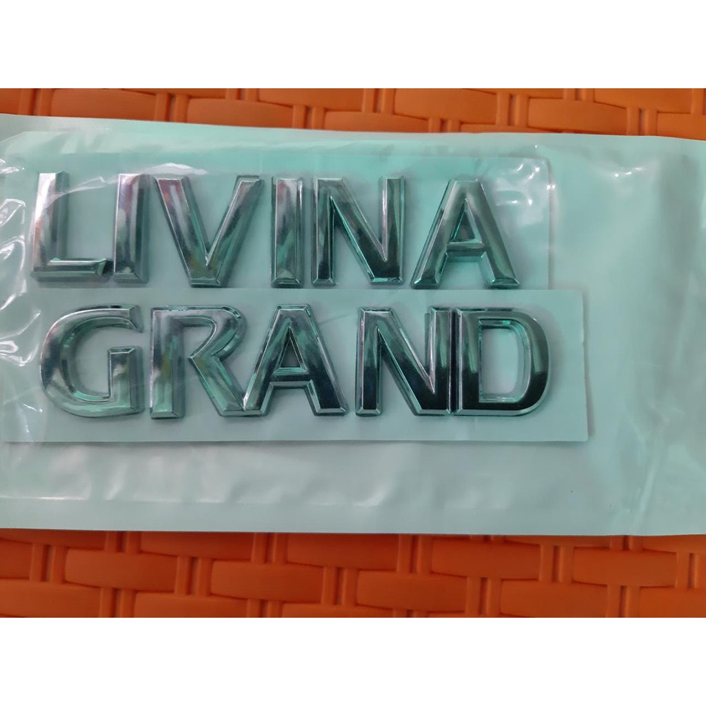 EMBLEM TULISAN GRAND LIVINA