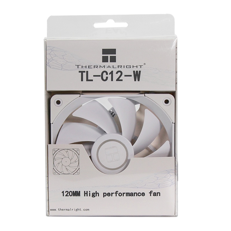 THERMALRIGHT TL-C12-W WHITE 120mm PWM Fan