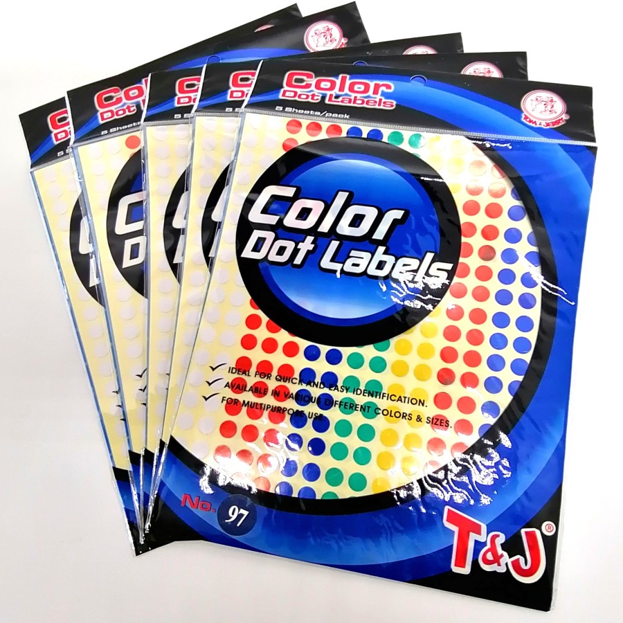 

Label Sticker Tom & Jerry Dot 5 Warna 97 & 114
