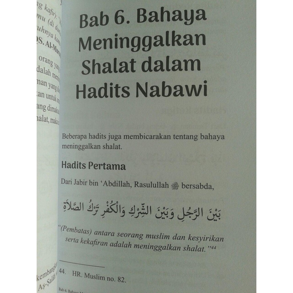 Buku Meninggalkan Shalat Lebih Parah Daripada Selingkuh Mabuk Shopee Indonesia