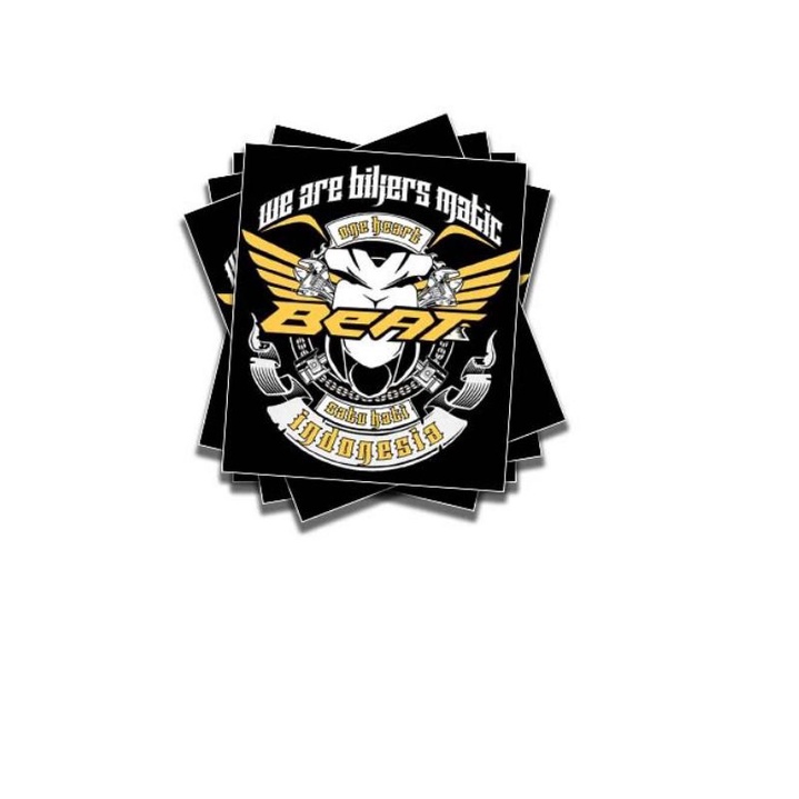 Sticker Motor Beat Tempelan Motor Beat Sticker Keren BEAT