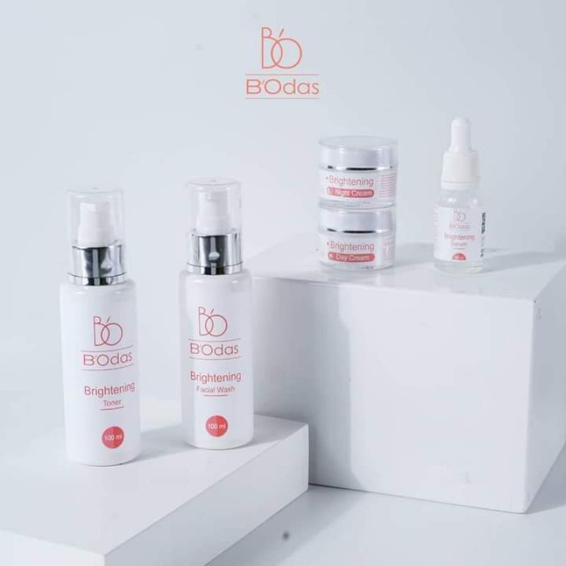 B'odas PAKET Brightening &amp; Acne Premium BPOM | Paket Pencerah Wajah ACNE BPOM | PAKET WAJAH FOR ACNE by AILIN