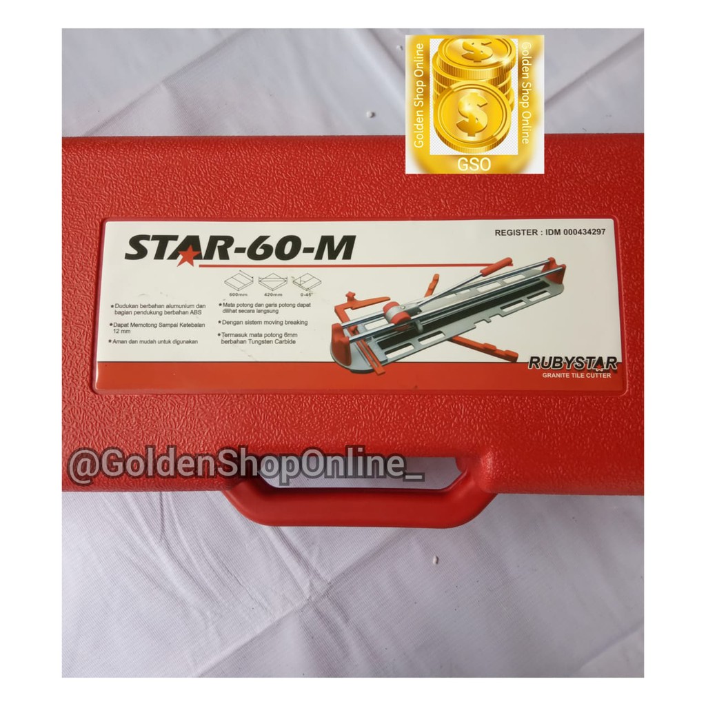 Promo Alat Potong Keramik Granit Manual 60Cm Rubi Star Rubi Kramik