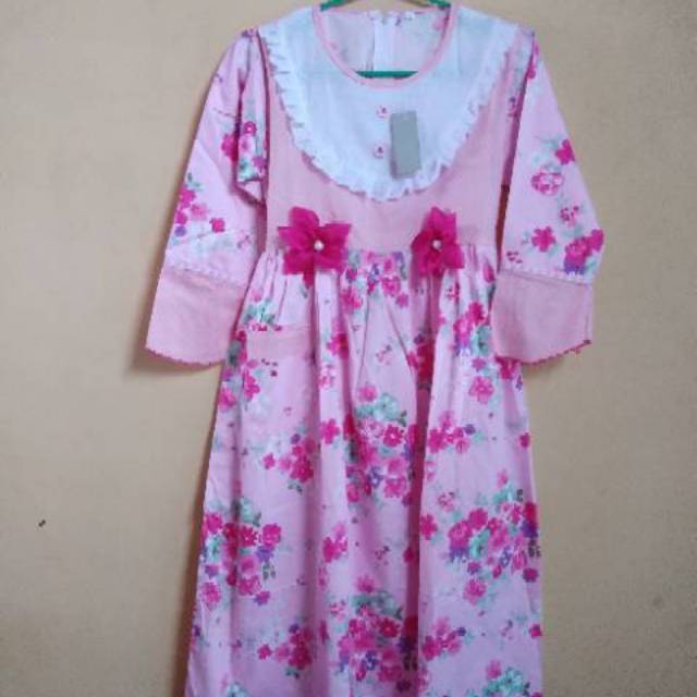 Gamis katun jepang anak
