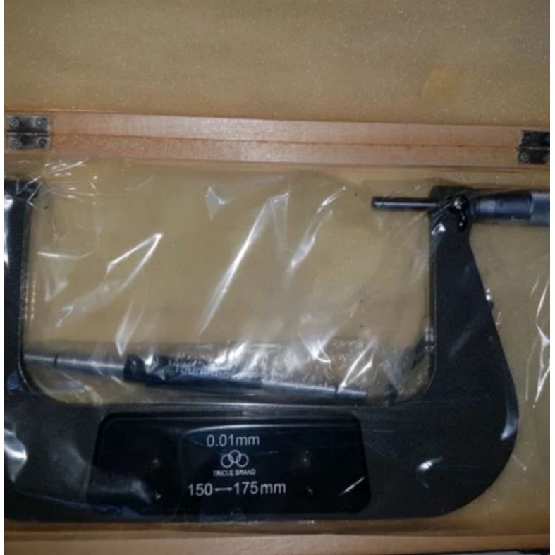 Micrometer outside jarak 150-175 x 0.01 micrometer luar alat pengu