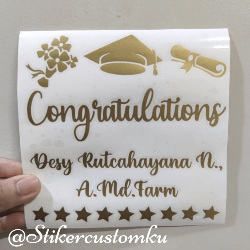 

MilL Stiker Custom Balon PVC 18 Inch Ukuran 20x20cm Sticker Cutting