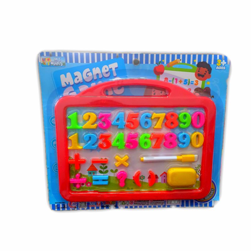 ( MB 01 ) MAINAN ANAK MURAH PAPAN BELAJAR MENGGAMBAR UNTUK EDUKASI BELAJAR ANAK PUZZLE MAGNET
