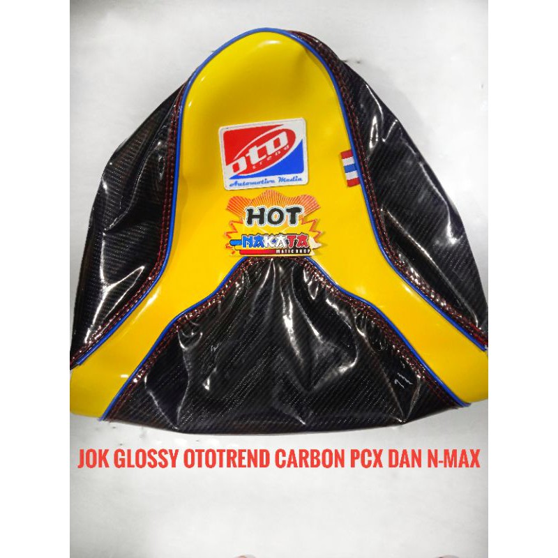 jok glossy ototrend carbon pcx dan nmax jok glossi jok glossy ototrend carbon kulit jok pcx nmax