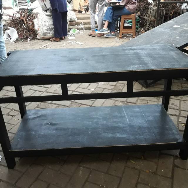 Rak aquarium 120x50x70 besi holo.4x4 dan triplak