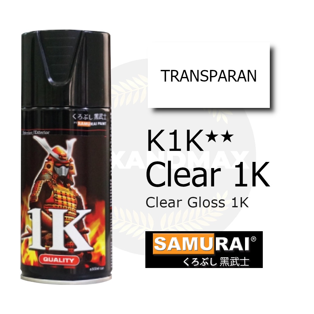 Samurai Paint Clear K1K Vernis 300 ml - Cat Semprot