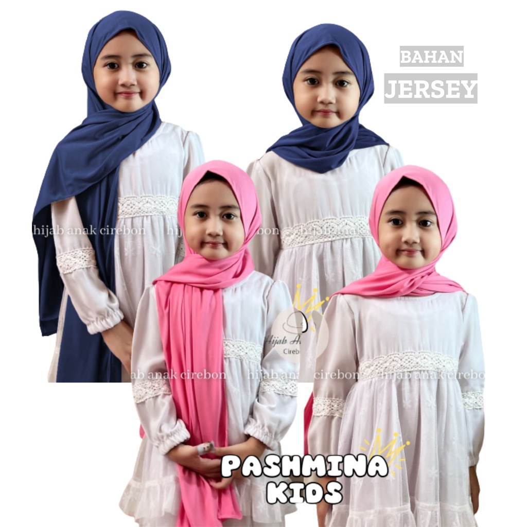 Pashmina Instan Anak 6bulan-12thn / pastan anak Jersey