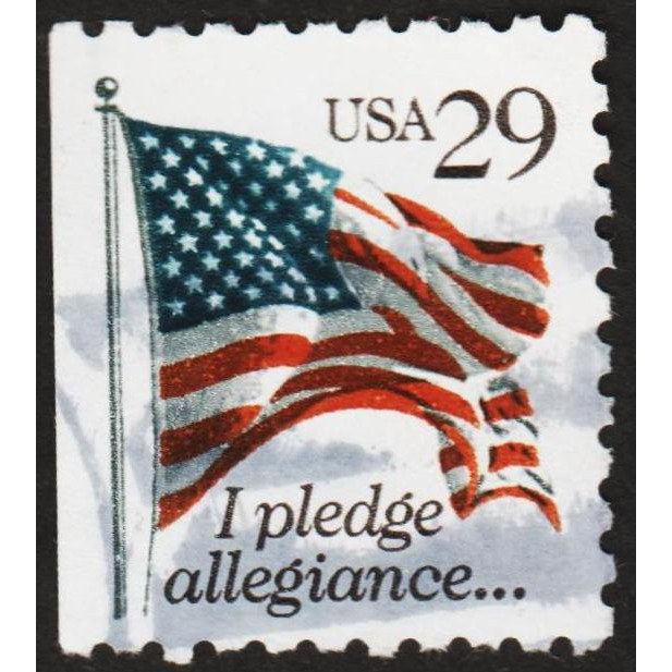 

Perangko Filateli L18 - USA VFU 1v 08.09.1992 Flag - Pledge of Allegiance #2435
