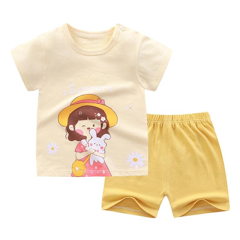 Setelan Fashion [ Girl ] Baju Anak Laki-laki &amp; Perempuan [ Usia 2 -5 Tahun ] HM691