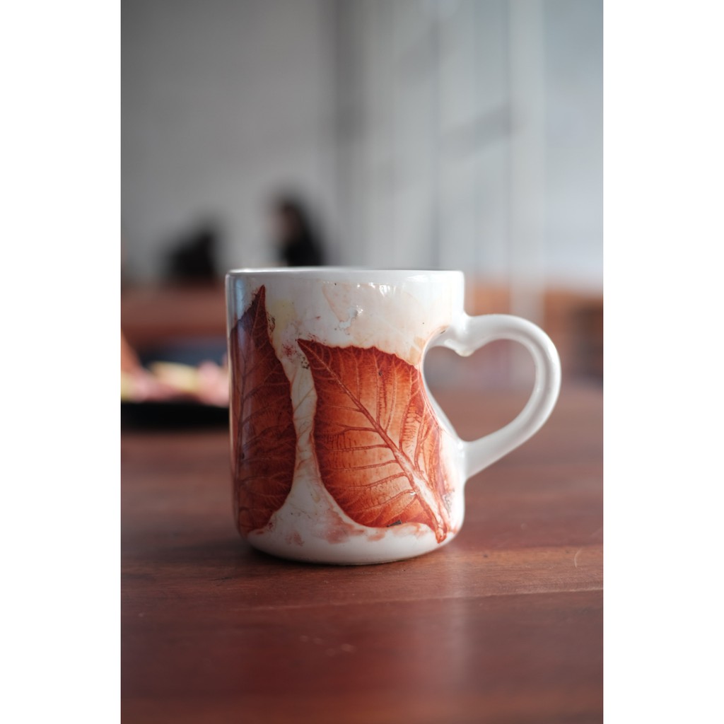 MUG ECOPRINT CANGKIR ECOPRINT BY KASTUBA