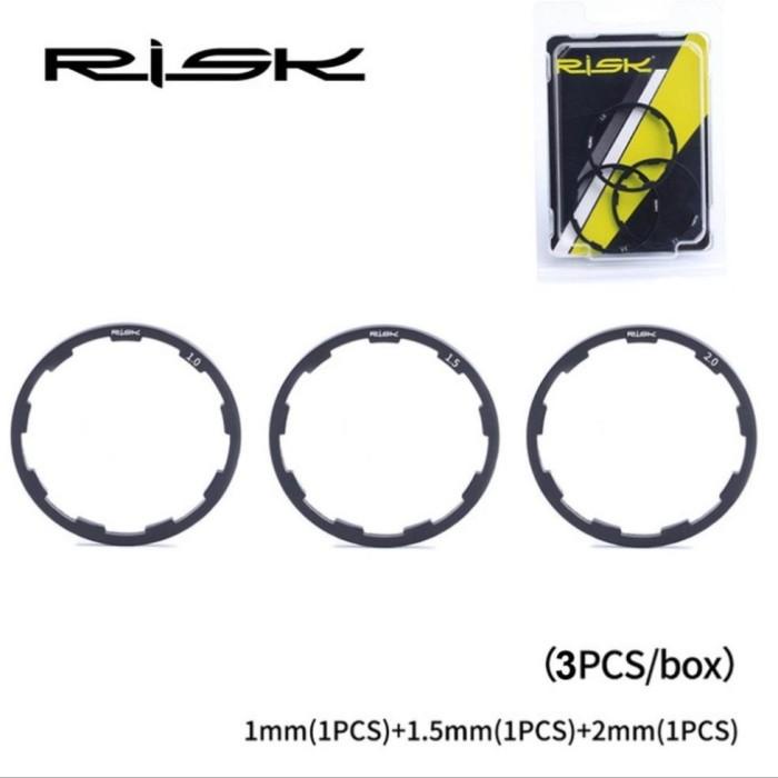 Risk Spacer Ring Freehub Ring Spacer Sprocket Spacer Freehub Isi 3 Pcs
