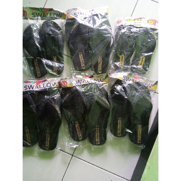 sandal swallow hitam