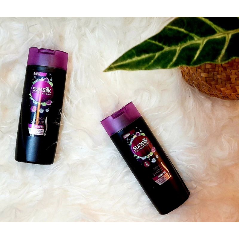 Sunsilk Shampo Hitam Berkilau 70 ml