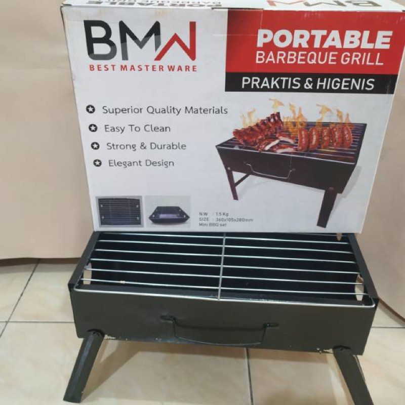 Mini BBQ set -BMW PORTABLE BARBEQUE GRILL