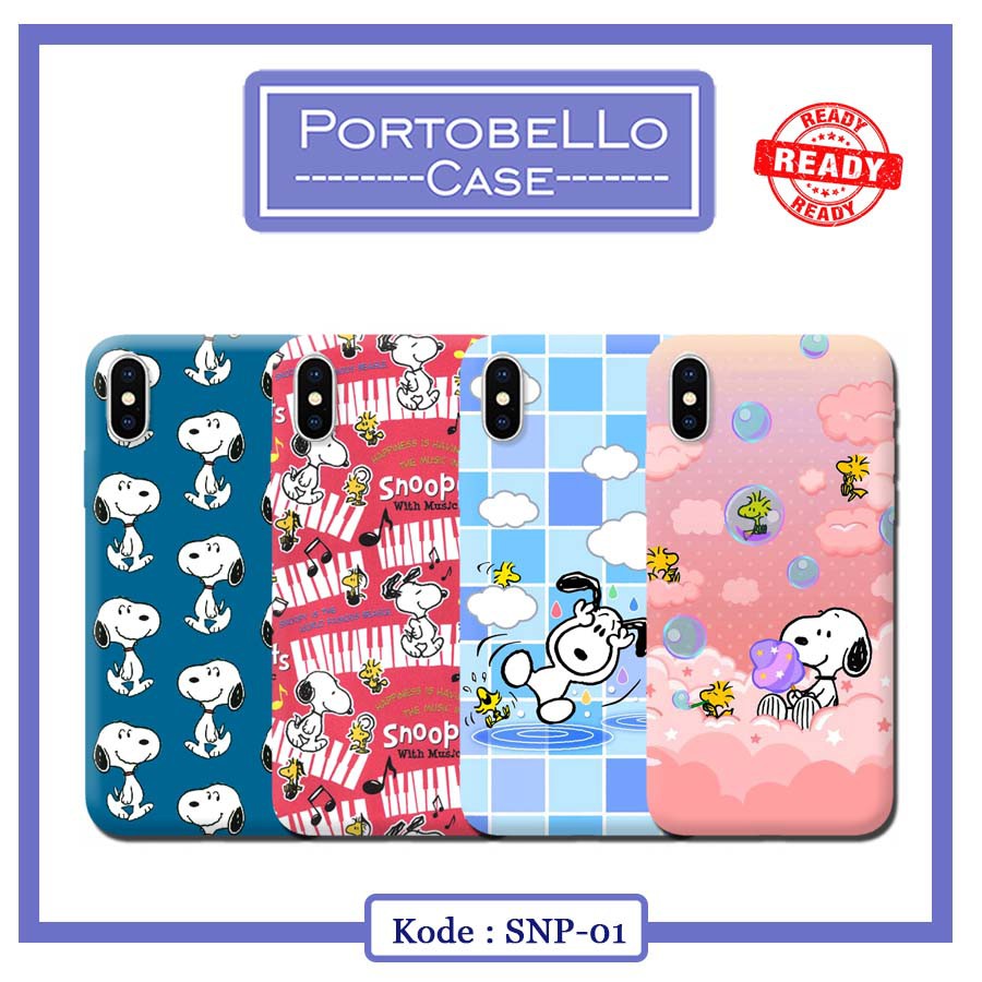 [SILIKON]Snoopy Cartoon Cute Series Case OPPO VIVO XIAOMI SAMSUNG