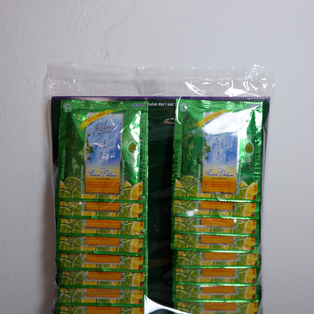 

Minuman Panas Dalam Murah Adem Sari Sachet 7,16 gr