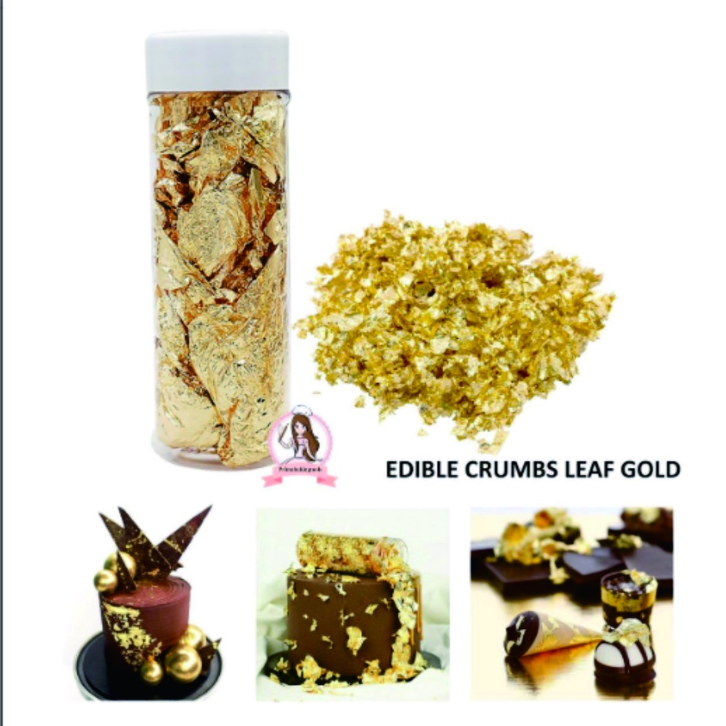 

Decor crumbs leaf gold (km)