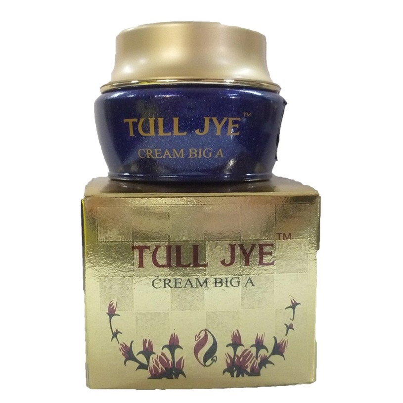 Tull Jye Big A Day Cream POT BIRU (WHITENING) bunga merah