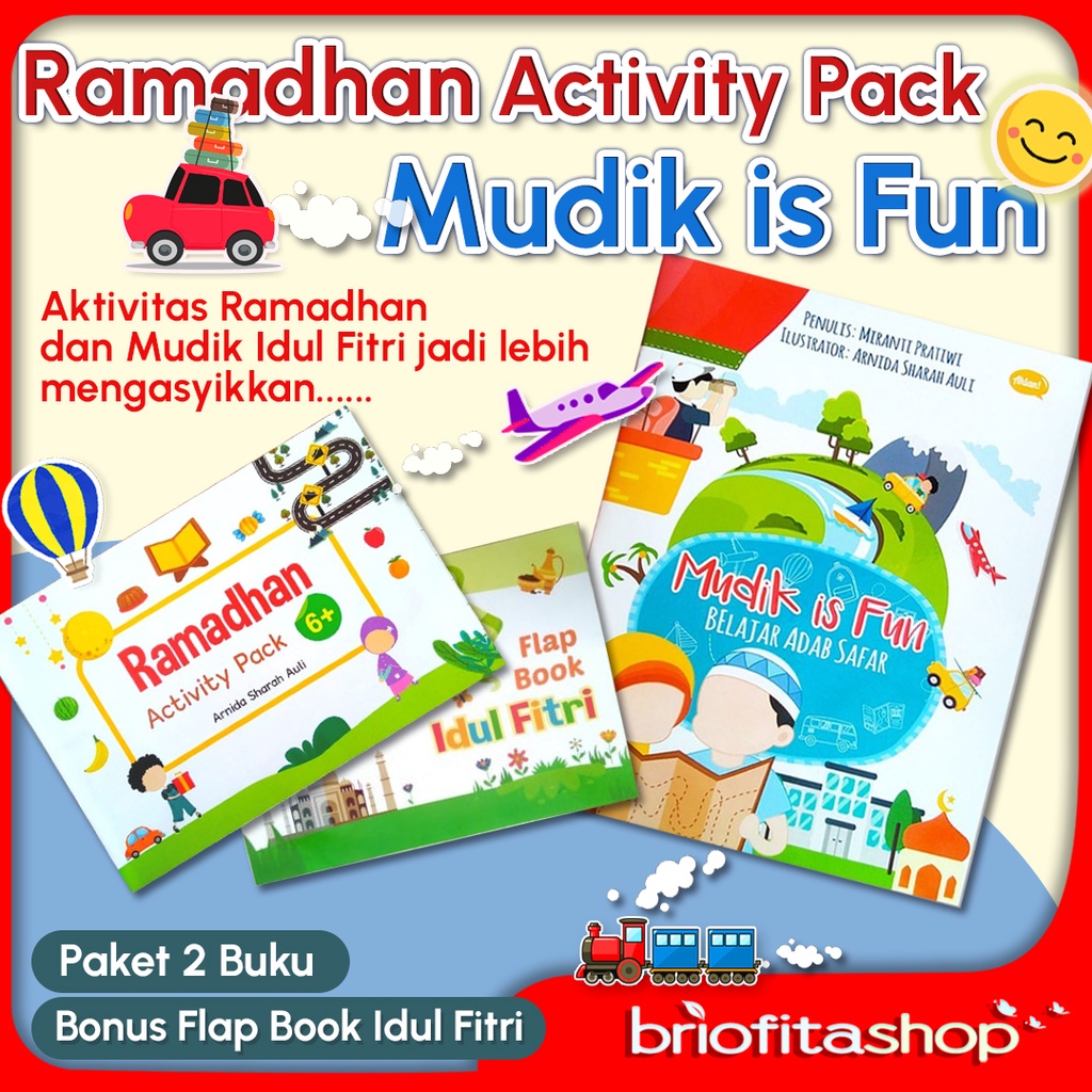 Buku Cerita Anak Ramadhan Activity Pack dan Mudik Is Fun Paket 2 Buku