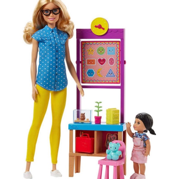 Barbie Skipper Babysitter with Potty Stroller Art Teacher Dentist Kitchen