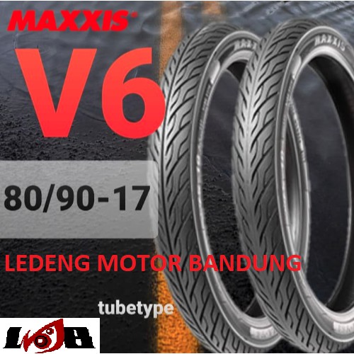 Maxxis 80/90-17 MA-V6 Tubetype Pakai Ban Dalam Motor Bebek