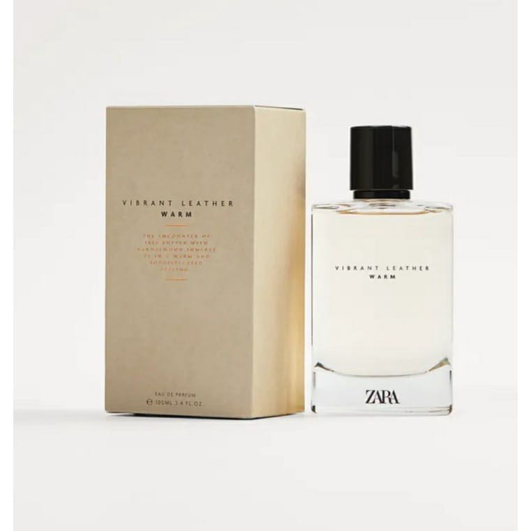 Parfum Original Zara Vibrant Leather Warm 100ml EDP Ori Eropa For Men Reject No Box