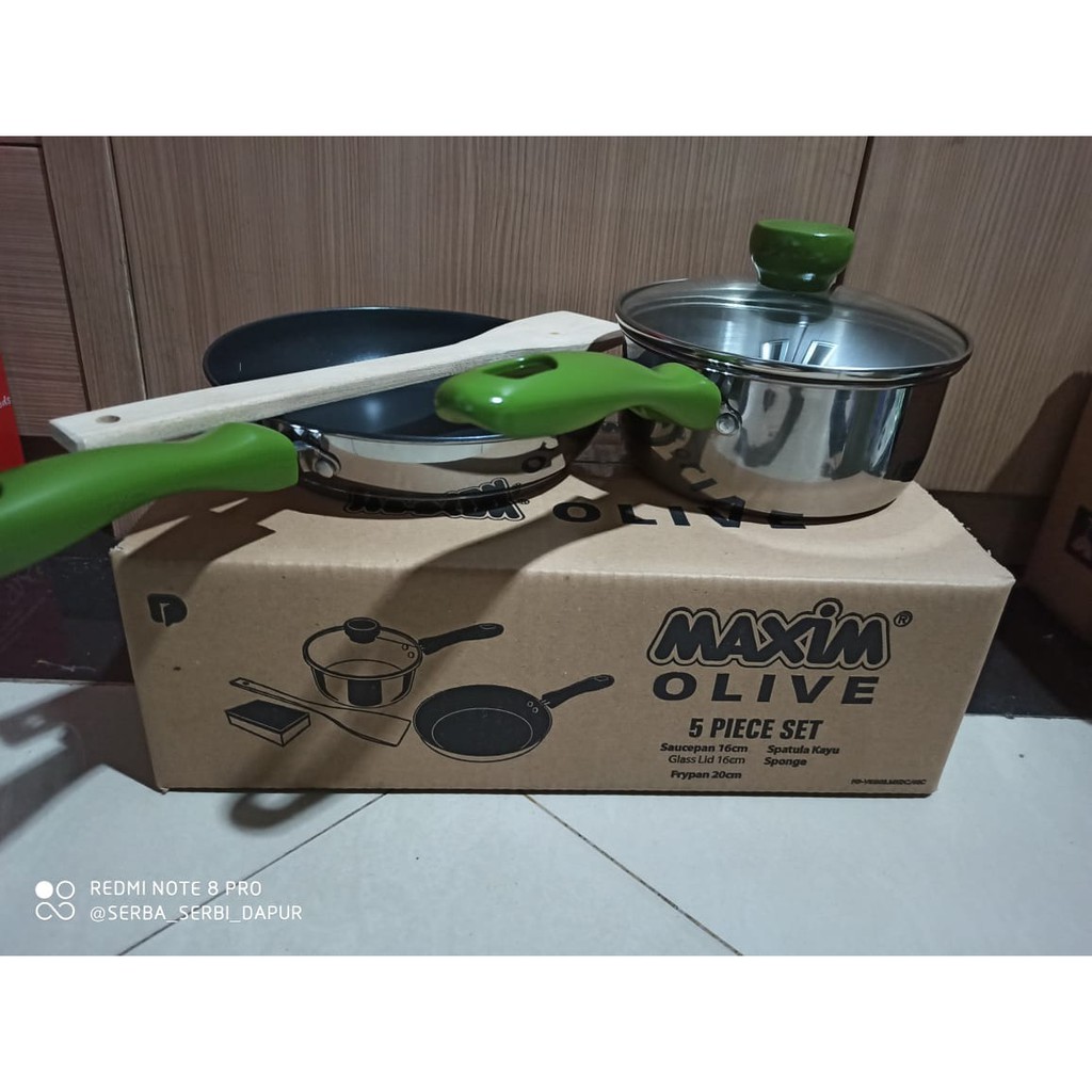 Maxim Frying Pan Olive set of 5
