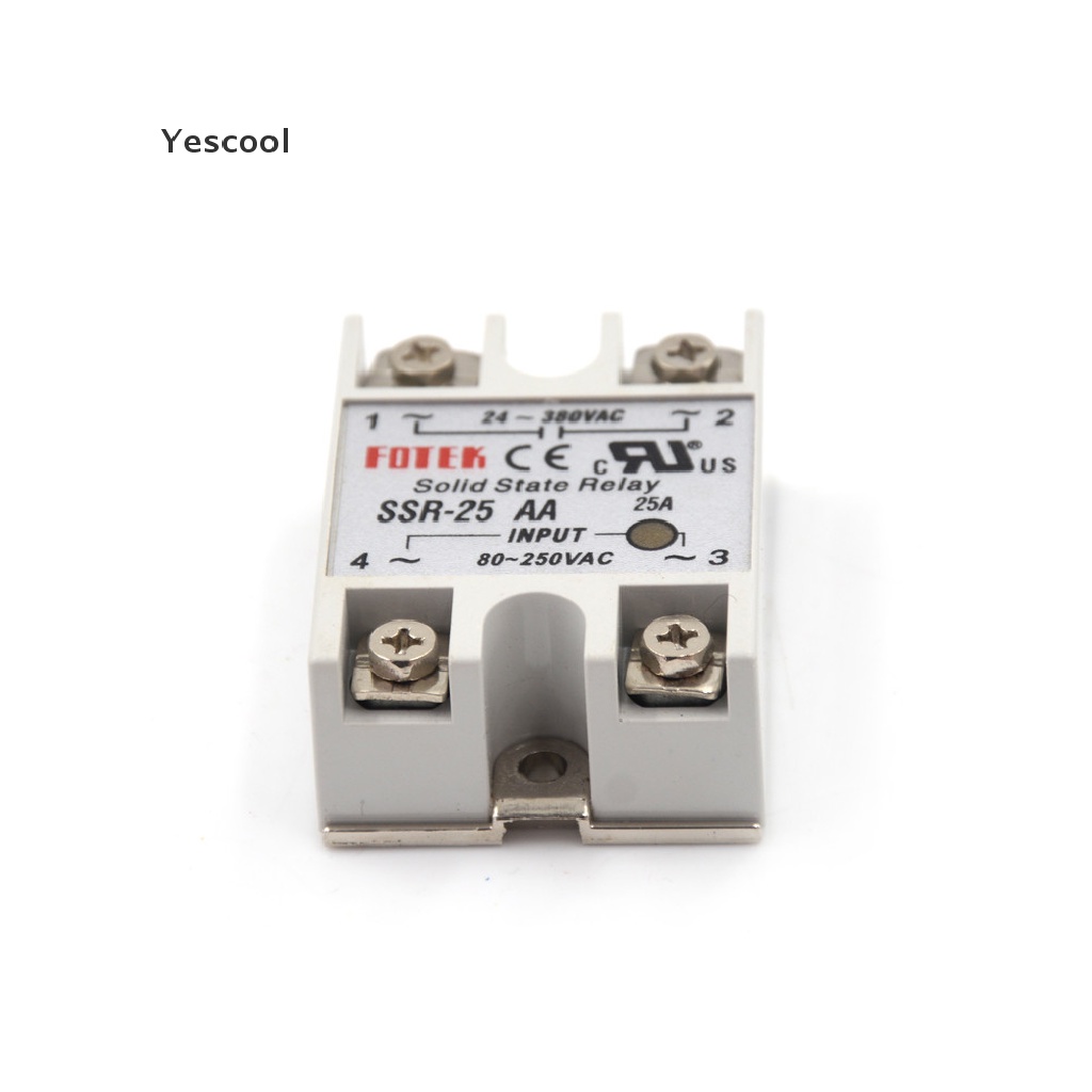 Modul Relay Solid State 24V-380V 25A SSR-25AA 80-250VAC AC-AC