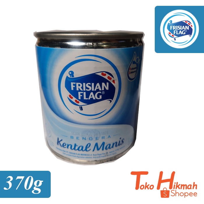 Susu Bendera Kaleng Putih 370gr