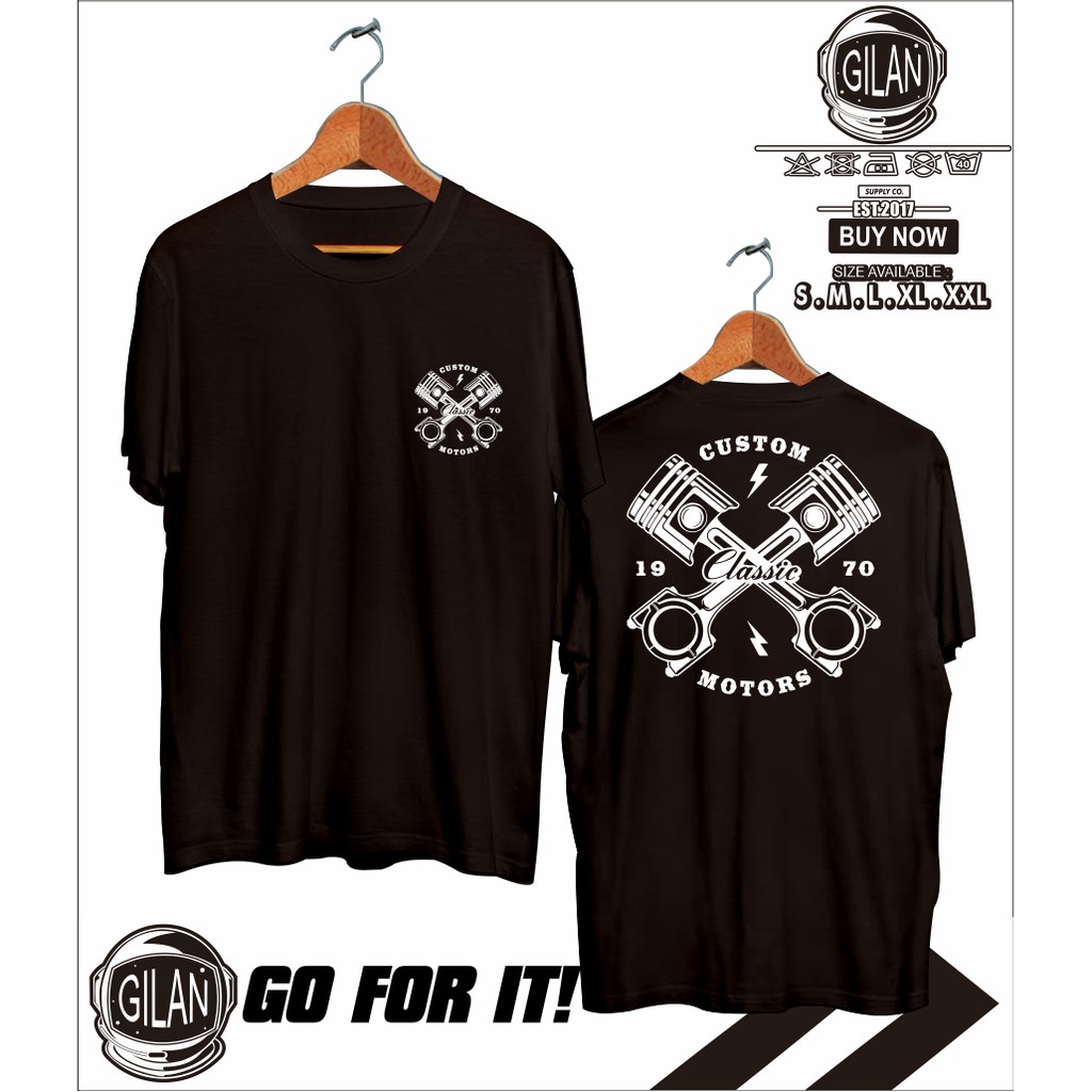 KAOS BAJU MOTOR HONDA CLASSIC C70 C 70 CUSTOM MOTORS KAOS OTOMOTIF GILAN CLOTH Shopee Indonesia