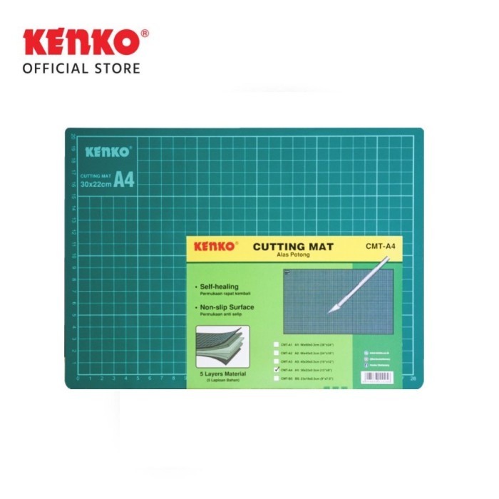 

Diskon Kenko Cutting Mat / Alas Pemotong Kertas / Tatakan Cutter Ukuran A4 Berkualitas