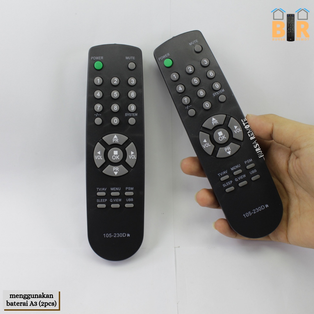 REMOT / REMOTE TV LG TABUNG / LG TABUNG TIPE 230D ECER DAN GROSIR