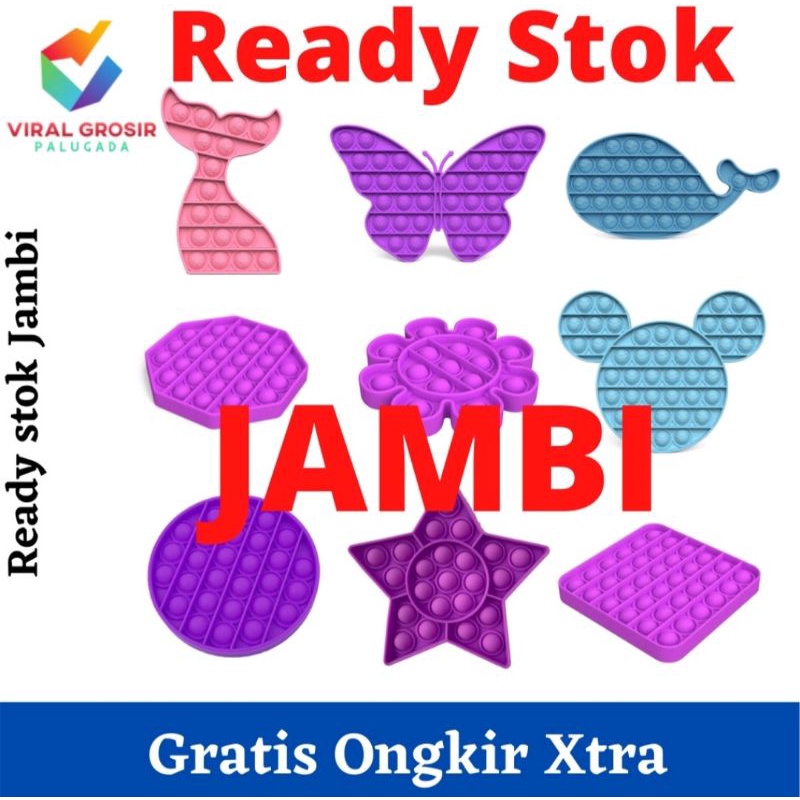 viralgrosir Pop It Popit Popits Rainbow Mainan Anak Pencet Bubble