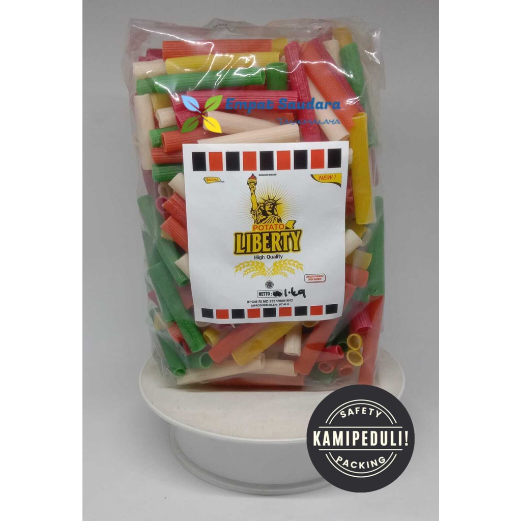 

Potato Pipa Aneka Warna Liberty Kemasan 1 Kg