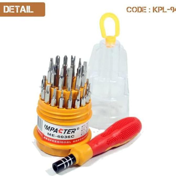 Cuci Gudang Obeng Set 31 In 1 Screwdriver Handphone Elektronik Hp