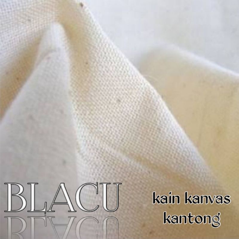 Kain kanvas belacu blacu totebag kantong