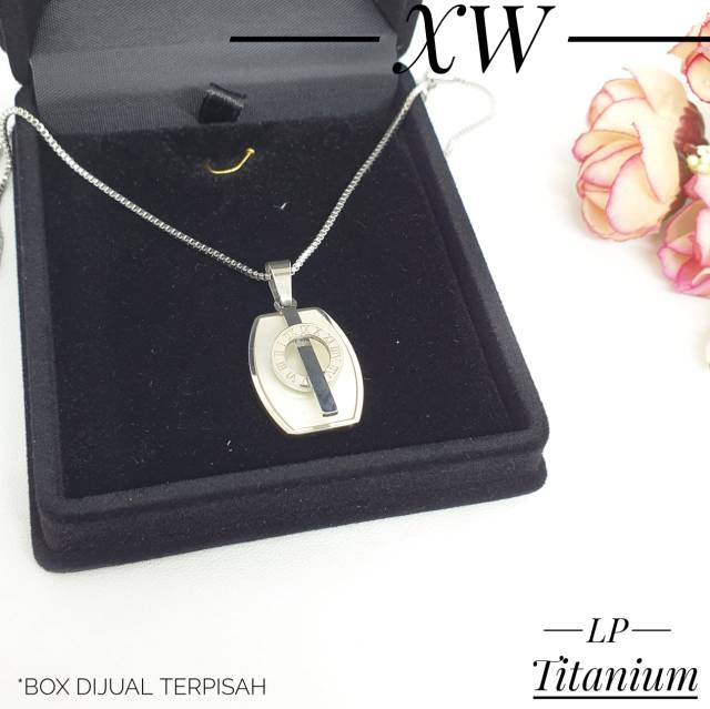 Titanium set silver