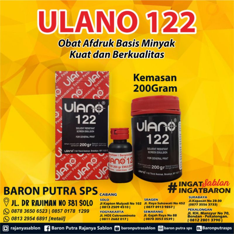 

ULANO 122 200GR (OIL BASE)